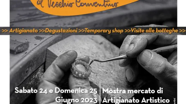 "Arti e mestieri": Mercatino artigianale al Vecchio Conventino