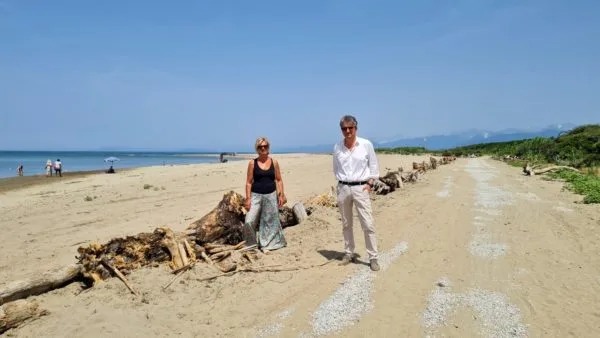 Marina di Vecchiano: Restaurata un'area costiera di 150 metri quadrati