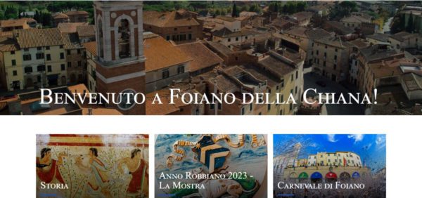 Più ricca l’offerta turistica e culturale di Foiano della Chiana: arrivano le nuove pagine web