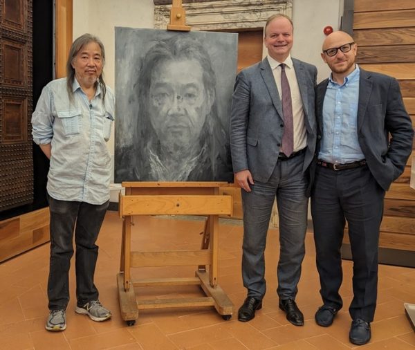 Un autoritratto del famoso artista Yan Pei-Ming donato agli Uffizi