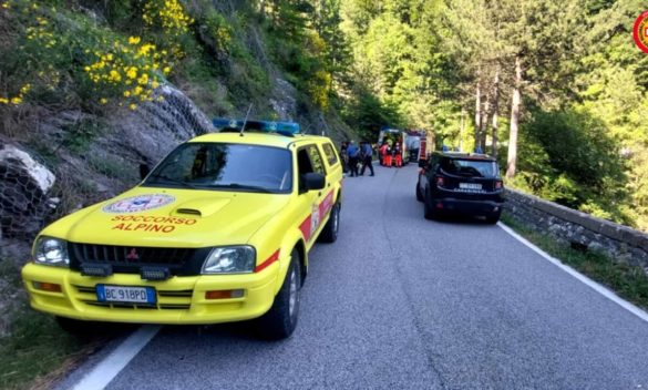 Centauro cade in un dirupo di dieci metri a Borgo San Lorenzo: incidente catastrofico