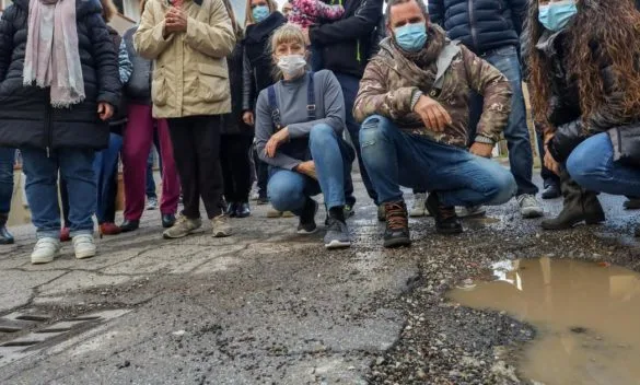 Strade dissestate Alleanza di confine per dire no al rally