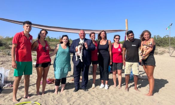 Inaugurata la nuova Dog beach a Marina di Grosseto