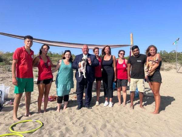 Inaugurata la nuova Dog beach a Marina di Grosseto