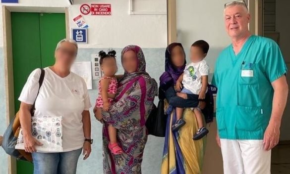 Due bambini saharawi ospiti della chirurgia pediatrica dell’ospedale Santa Chiara