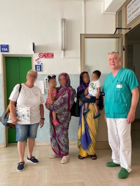 Due bambini saharawi ospiti della chirurgia pediatrica dell’ospedale Santa Chiara