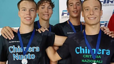 Diciannove medaglie per la Chimera Nuoto al Campionato Regionale Giovanile
