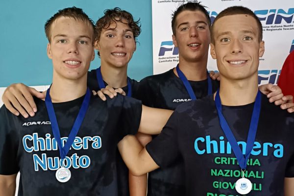 Diciannove medaglie per la Chimera Nuoto al Campionato Regionale Giovanile