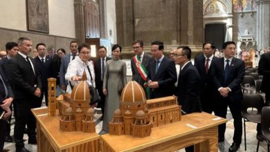 Firenze, il presidente del Vietnam Vo Van Thưong in visita alla Cattedrale