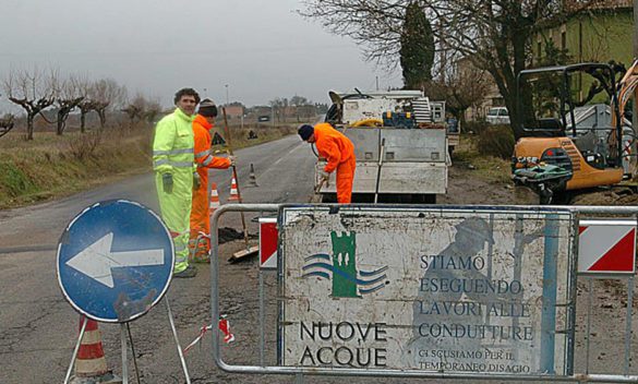 Lavori di manutenzione alla rete idrica a Castiglion Fiorentino