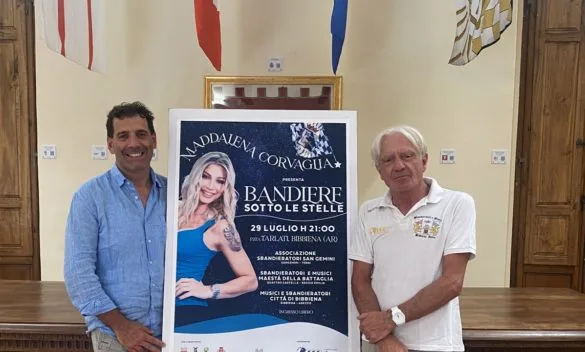 Bandiere sotto le stelle: uno spettacolo imperdibile il 29 luglio in piazza Tarlati a Bibbiena