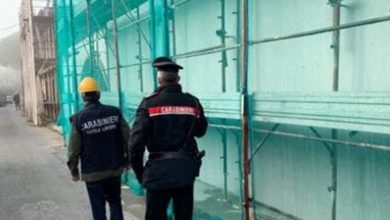 Cantiere edile: sospensione attività e multa da 8mila euro per mancanza piano di sicurezza