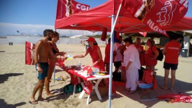 La Filcams Cgil scende in spiaggia a difesa dei diritti dei lavoratori del turismo