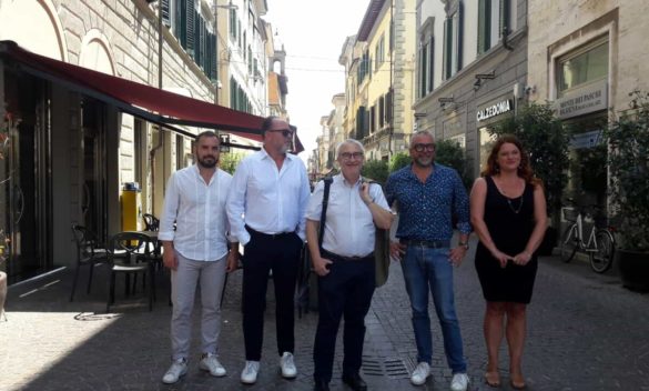 Incontro tra il sindaco di Pontedera Franconi e il presidente della Fondazione Pisa Del Corso
