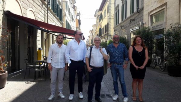 Incontro tra il sindaco di Pontedera Franconi e il presidente della Fondazione Pisa Del Corso