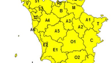 Temporali e forte vento: codice giallo su tutta la Toscana