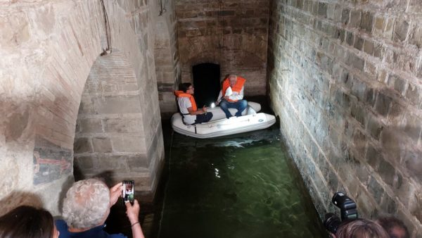 Riapertura del percorso pedonale sotto l'Arno: il "Corridoio Vasariano sotterraneo" rivive - FOTO