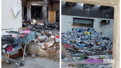 Dentro l'ex fabbrica bruciata: gli occupanti ancora presenti, condizioni inimmaginabili / LE IMMAGINI