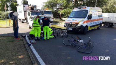Fatale incidente stradale in via del Gignoro: bicicletta colpita da veicolo - Immagini allarmanti