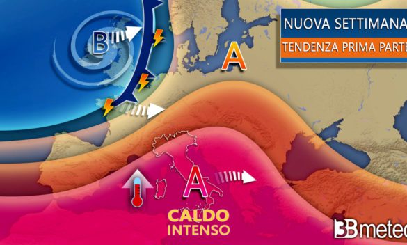 Meteo: "Si prevede un'imminente ondata di intenso caldo africano, con temperature elevate fino a 38-40°C"