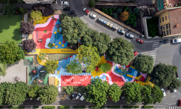 Arte urbana e filantropia: la rinascita della piazza - Progetto con la "piazza" / FOTO