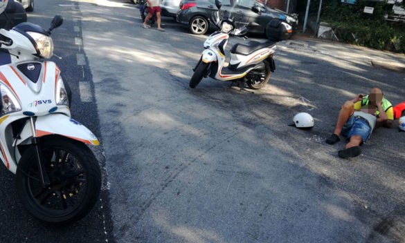 65enne di Quercianella viene ricoverato dopo un incidente in scooter