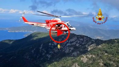 Incidente su Monte Capanne: il salvataggio dei vigili del fuoco