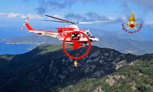 Incidente su Monte Capanne: il salvataggio dei vigili del fuoco