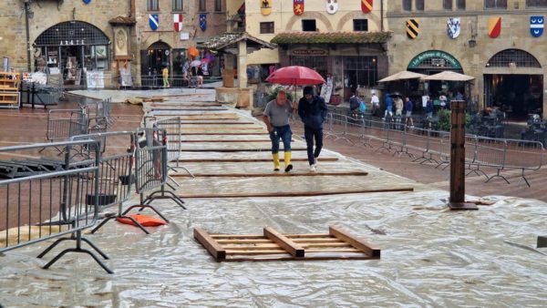 Unbreakable Rain: Il Maestro di Campo cancella le prove di domani a causa della pioggia battente