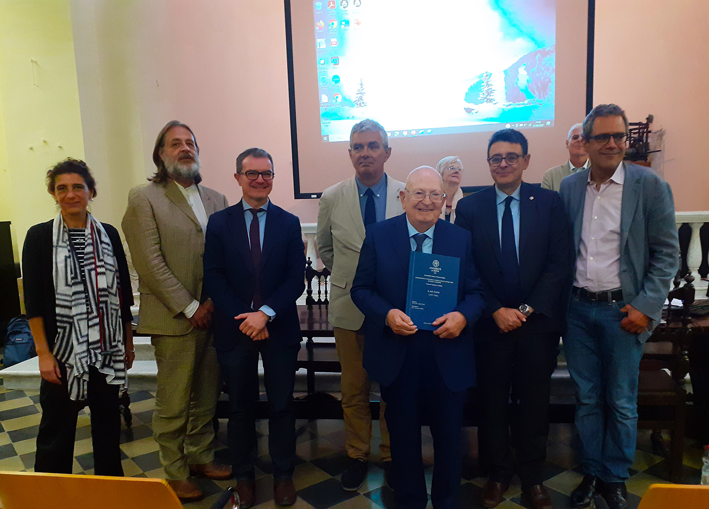 86enne Angelo Marino ottiene seconda laurea all'Università di Siena.