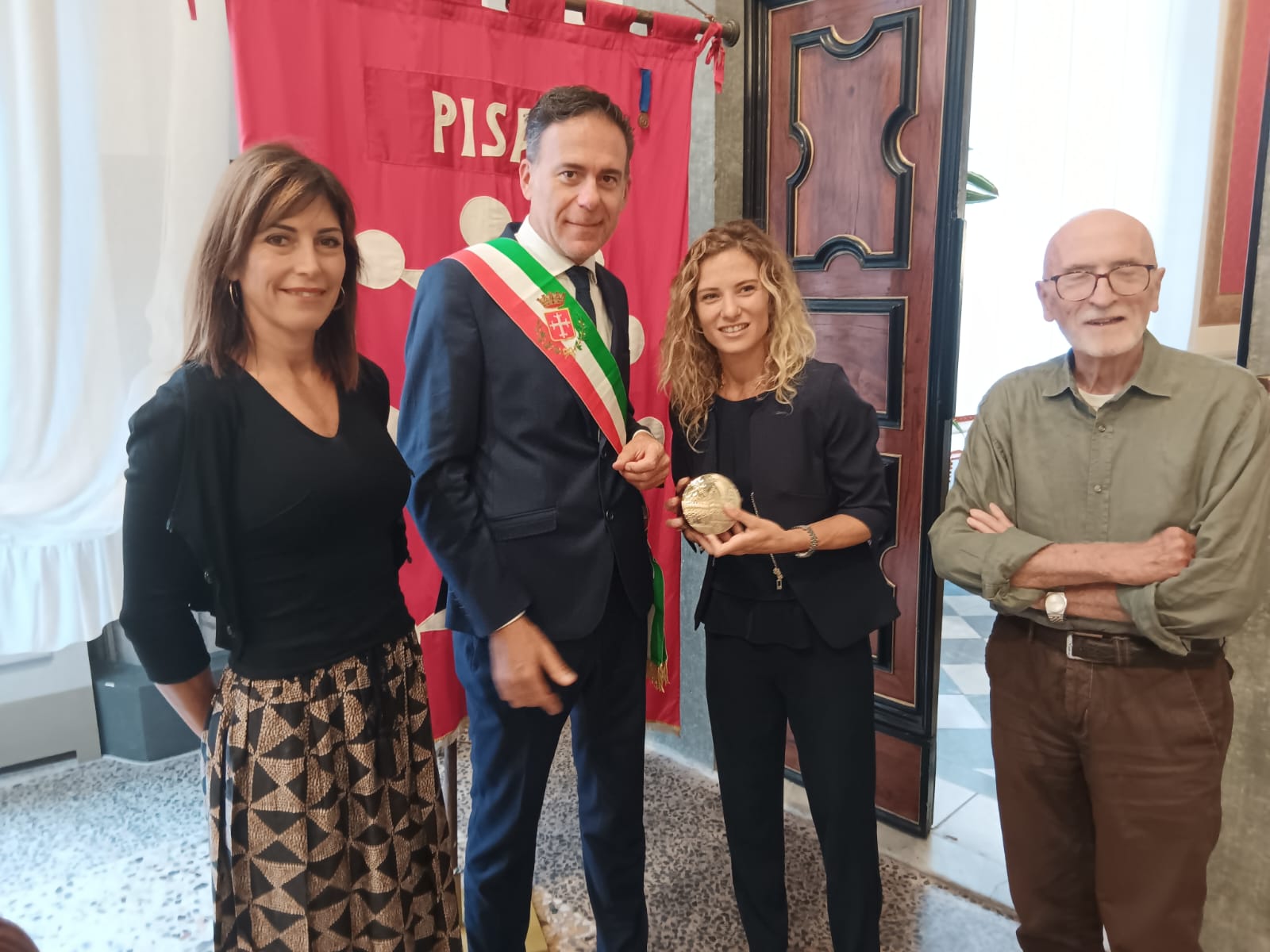 Anna Bongiorni dell'atletica di Pisa si dichiara orgogliosa di rappresentare la città nel mondo.