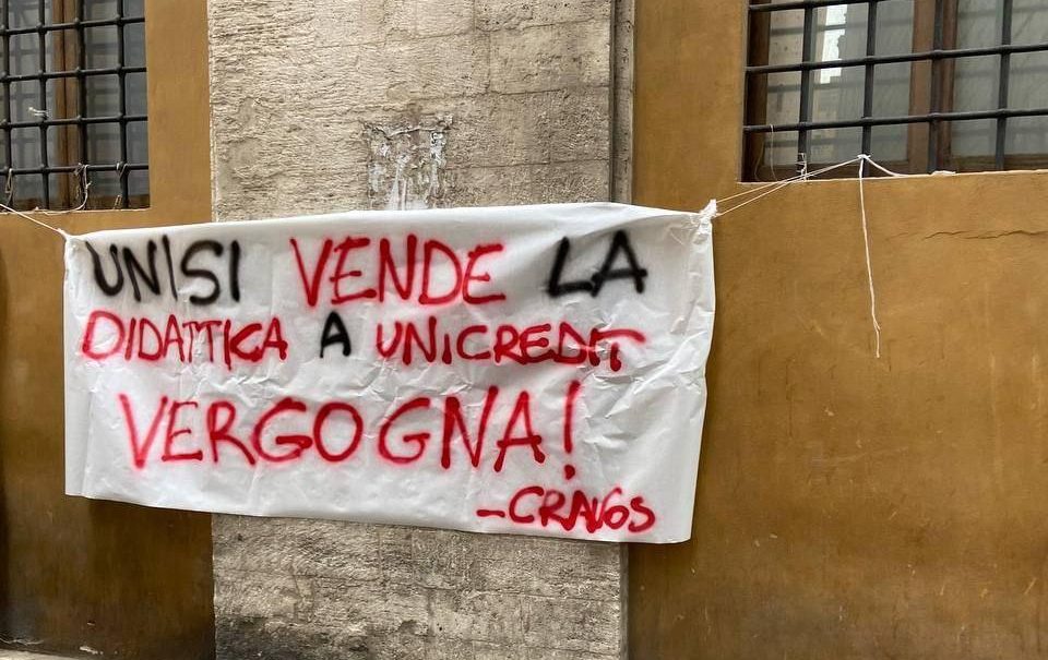 Attacco di Cravos contro Cda Università di Siena per convenzione Unicredit | RadioSienaTv