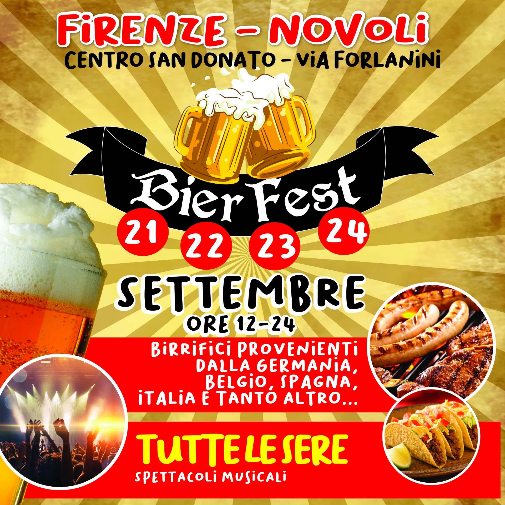 Locandina del Bier Fest a Firenze