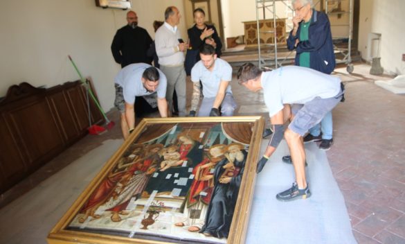 Chiesanuova, restauro pala d'altare di San Donato - Il Gazzettino del Chianti