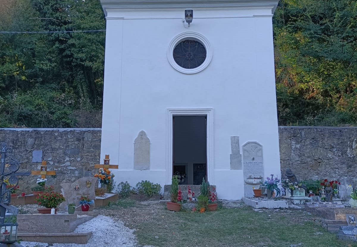 Cimitero di Iano, lavori completati con successo