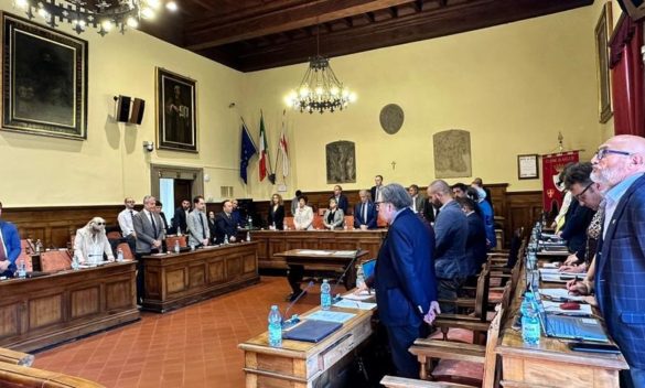 Commemorazioni e onorificenze al Consiglio Comunale di Arezzo, ospiti associazioni.