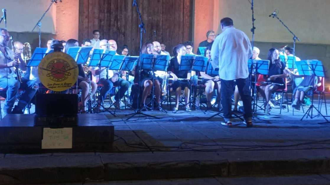 Concerto Banda Santa Cecilia a Firenze, musica a San Piero in Bagno.