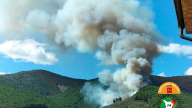 incendio monti pisani