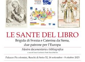 Convegno a Siena sulle patronesse europee, Brigida di Svezia e Caterina da Siena.