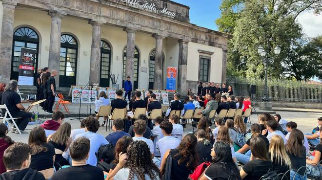 corteo azzardopatia centro storico