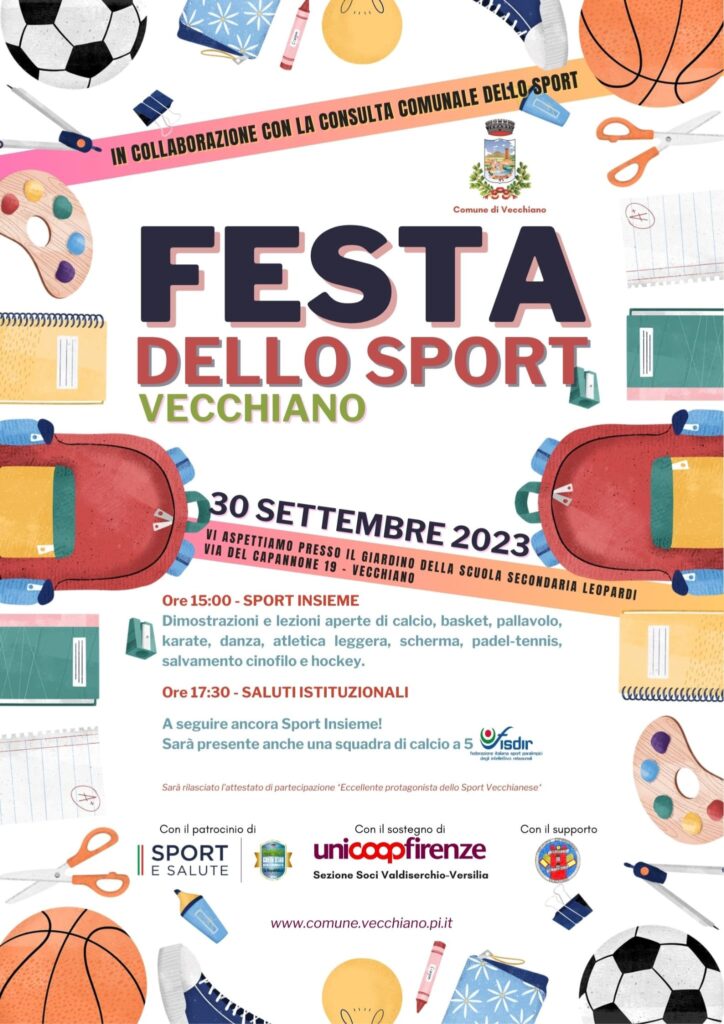 Festa dello Sport a Vecchiano, il primo giornale online di Pisa ne riporta gli eventi.