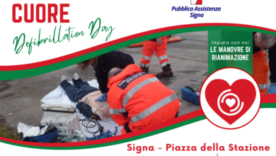 Giornata mondiale del cuore, impara a usare il defibrillatore con la Pubblica Assistenza di Signa