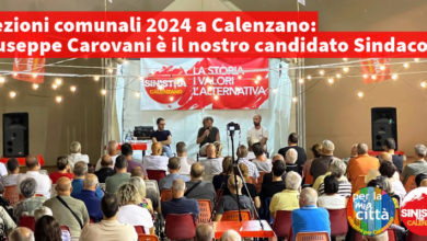 Giuseppe Carovani è il primo candidato ufficiale alle elezioni sindaco di Calenzano.