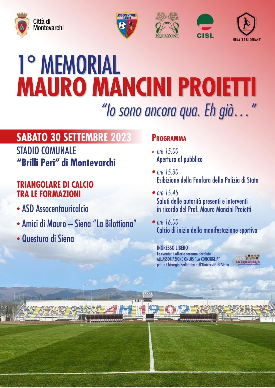 Il Brilli peri ospita il primo memorial dedicato a Mauro Mancini Proietti.