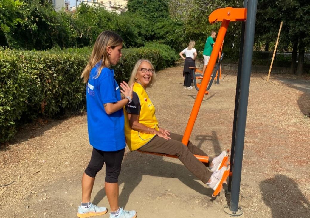 Il Lions Club di Firenze regala alla città un'area fitness adatta per allenarsi.