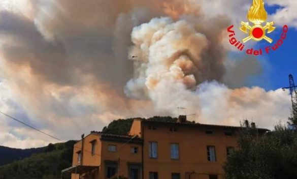 incendio Monti Pisani