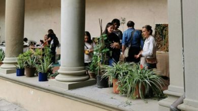 Inizia a Firenze il mercatino d'artigianato nel chiostro del Sangallo.