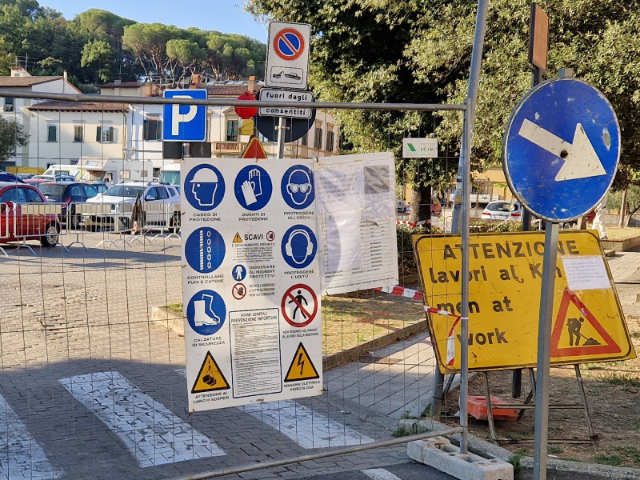 Iniziati i lavori per rifacimento di Piazza Accursio da Bagnolo - Il Gazzettino del Chianti.