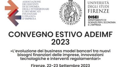 La presidente De Luise a Firenze per convegno sulla "Evoluzione del sistema bancario e bisogni finanziari"