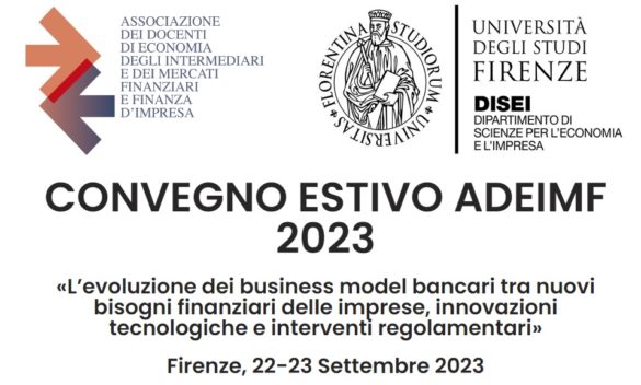 La presidente De Luise a Firenze per convegno sulla "Evoluzione del sistema bancario e bisogni finanziari"